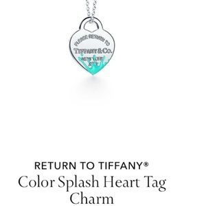 Tiffany & Co. Color Splash Heart Tag